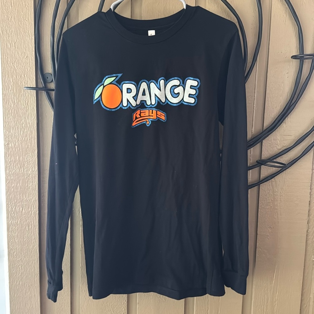Stingray, orange, long sleeve shirt, size medium